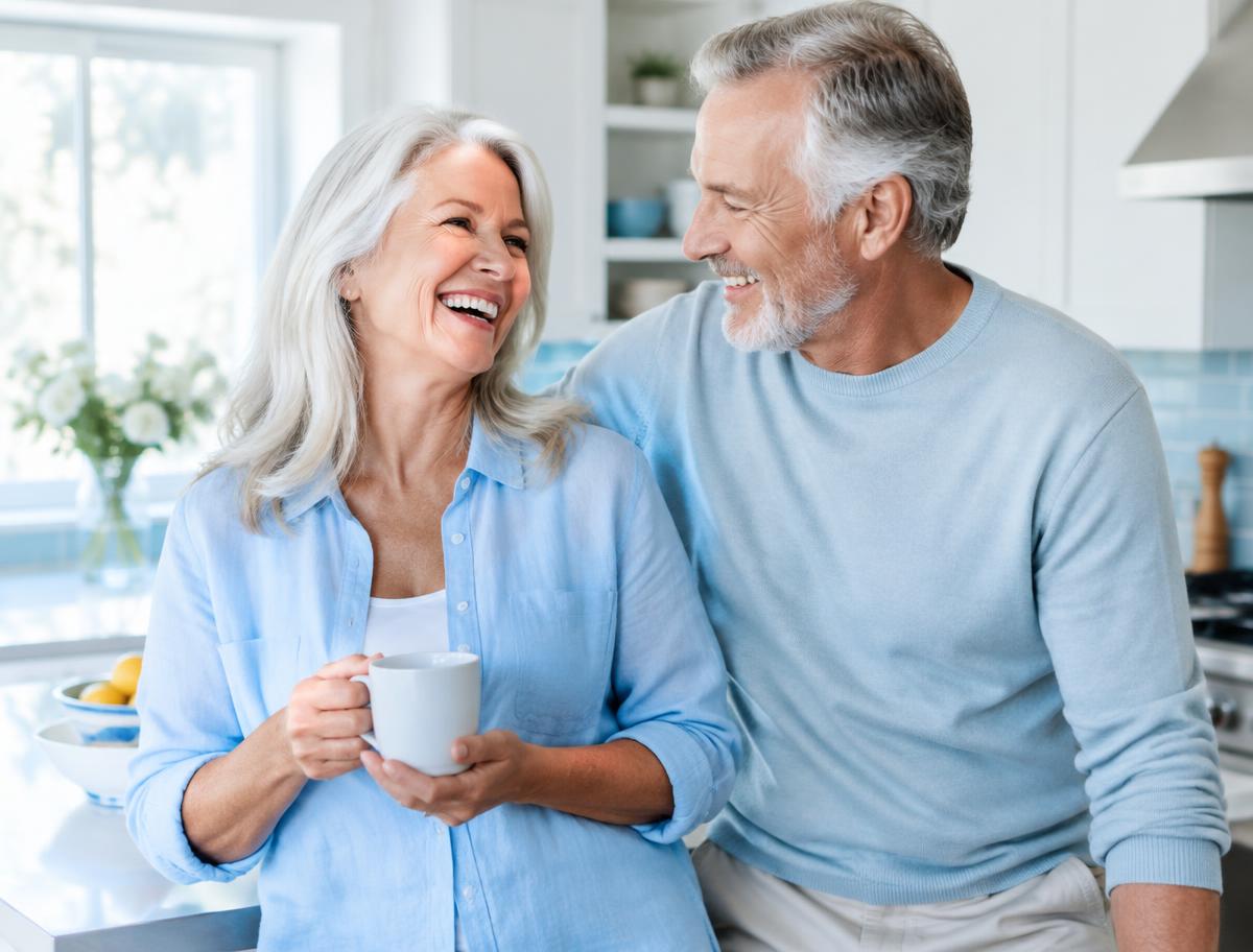 Healthletic Nattokinase customer experience – happy couple at home